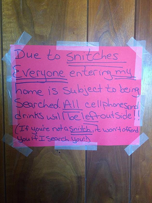 Genius Drug Dealer Posts Warning to Snitches, Gets Busted