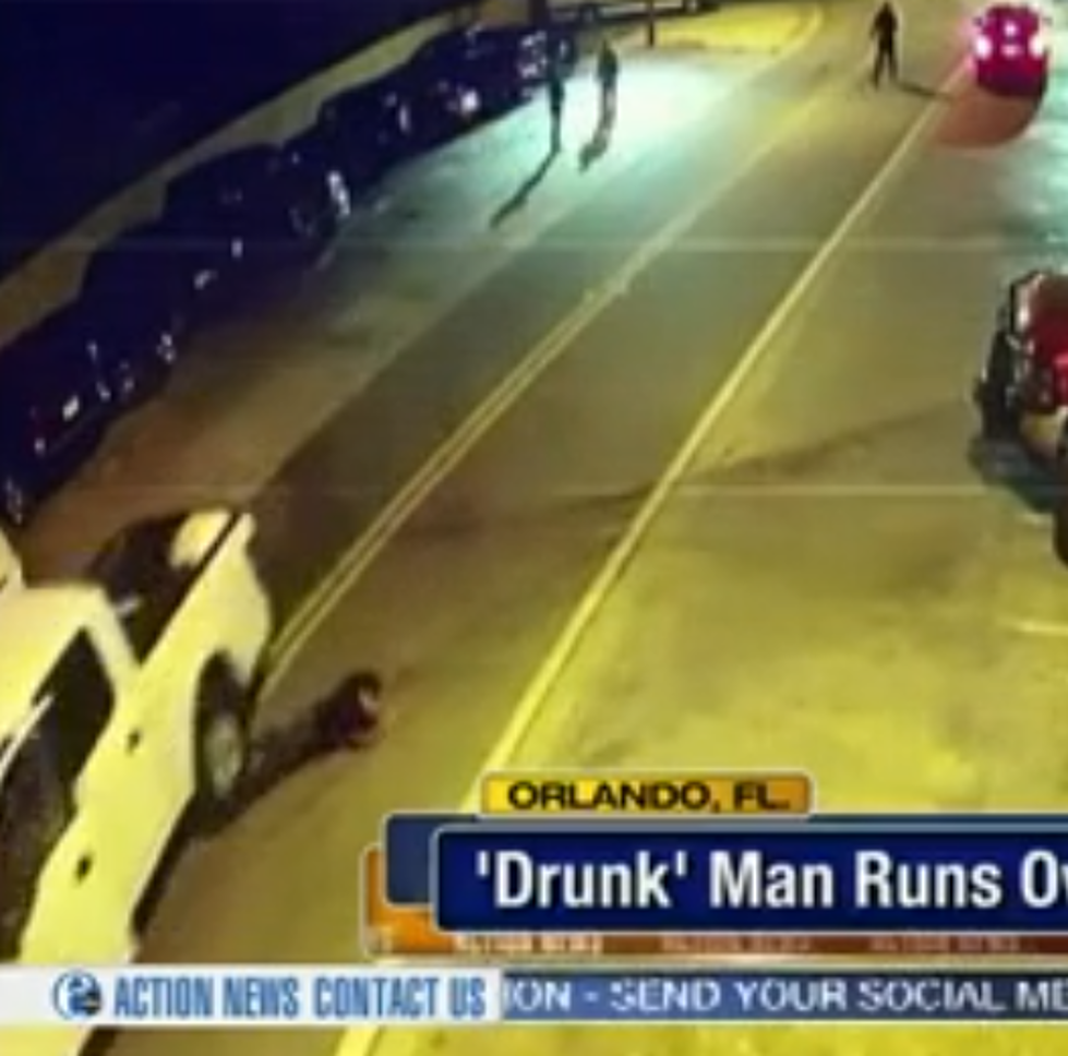 Drunk Driver Runs Over Himself, After Falling Out of Truck [VIDEO]