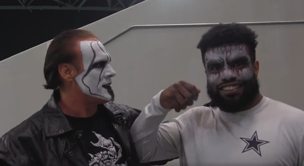 WWE Hall of Famer Sting Applies for a Job with the Dallas Cowboys [VIDEO]