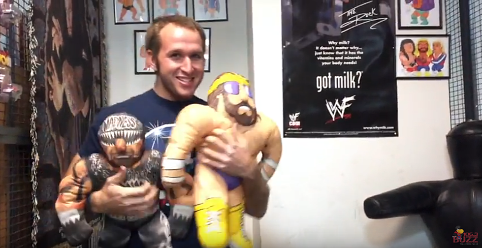 Stryker Makes a Macho of a Donation to Pro Wrestling Hall of Fame in Wichita Falls [VIDEO]