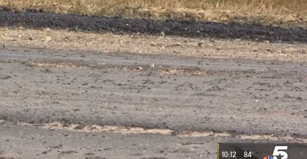 Newly Paved Texas Road Already Melting Due to Heat