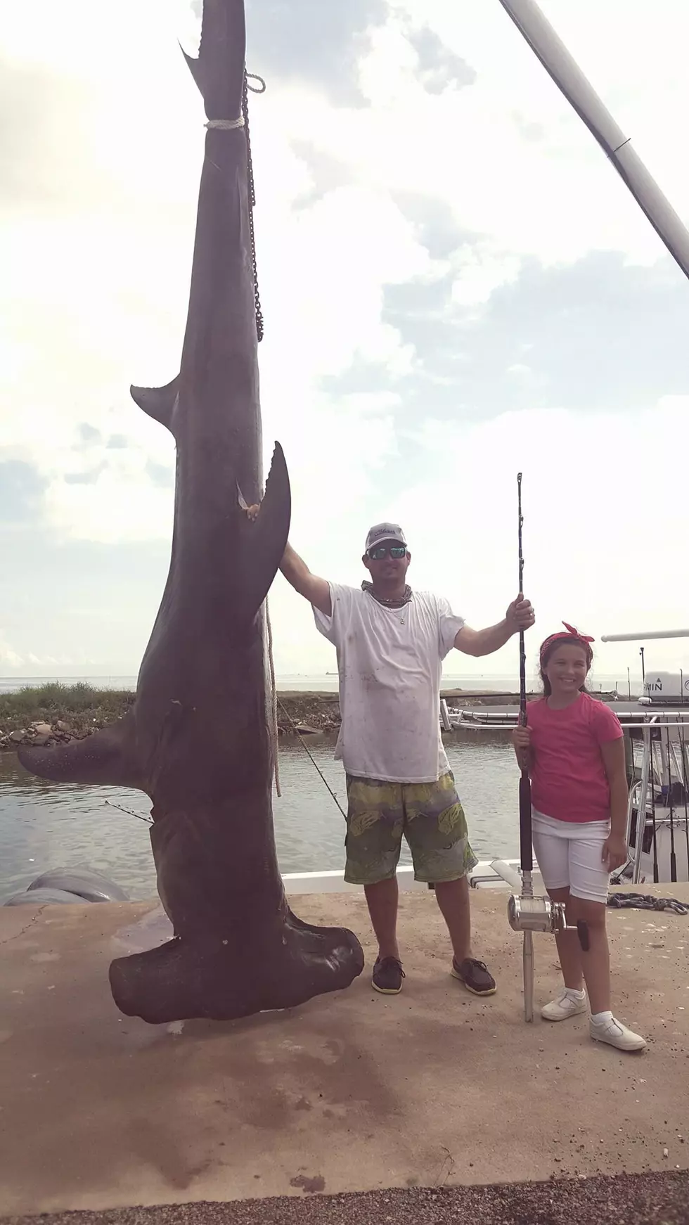 Record Setting Hammerhead Shark Caught in Texas Fishing Tournament