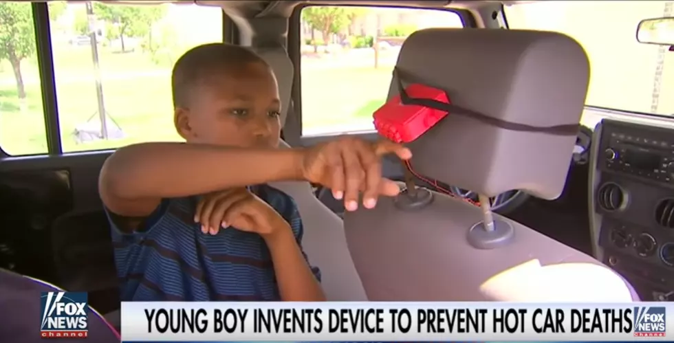 North Texas Kid Invents Device to Alert People of a Child in a Hot Car [VIDEO]