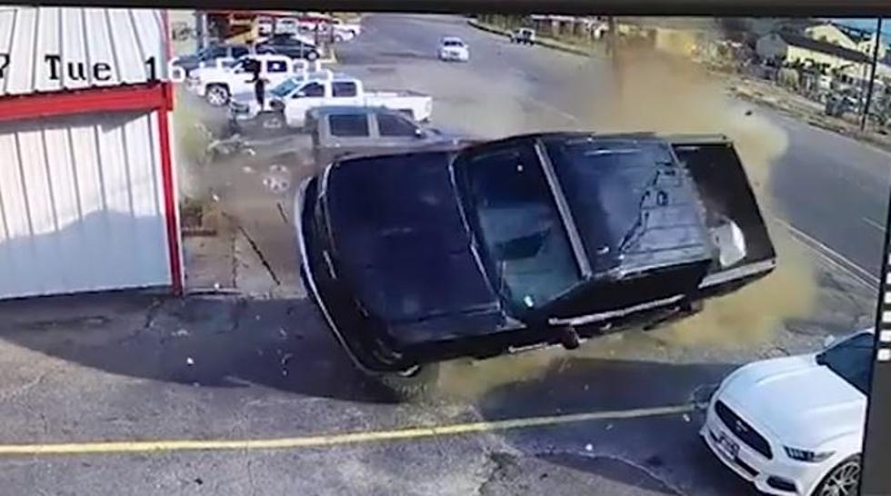 Video Catches Crazy Crash Involving Texas Man Fleeing Scene of Accident