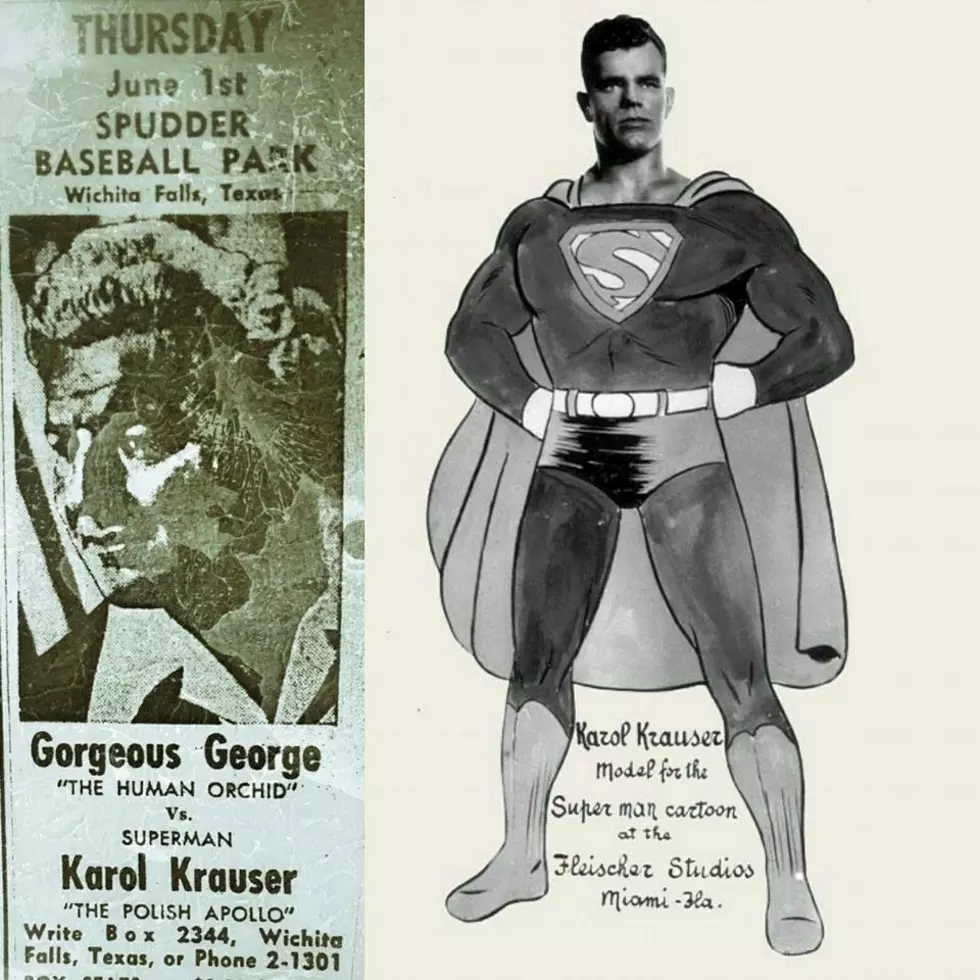 Wrestler Inspiration for Superman Cartoon Wrestled in Wichita Falls