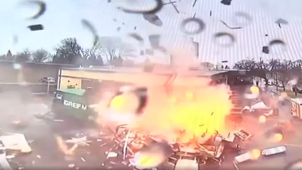 Security Camera Catches Footage of a Food Cart in Oregon Exploding