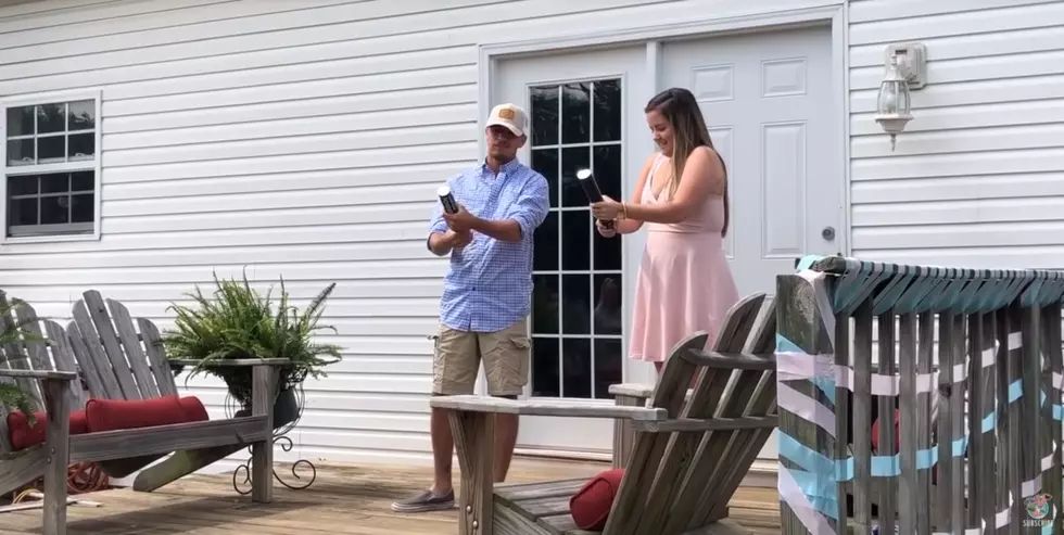 A Dad Got Blasted in the Crotch During Baby Gender Reveal