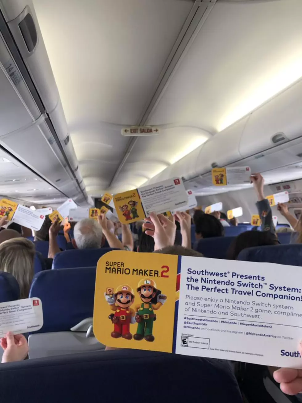 Passengers Leaving Texas Were All Gifted a Nintendo Switch on a Recent Flight