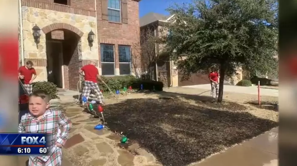 North Texas Boy Got a Magnifying Glass for Christmas, He Set His Front Yard on Fire
