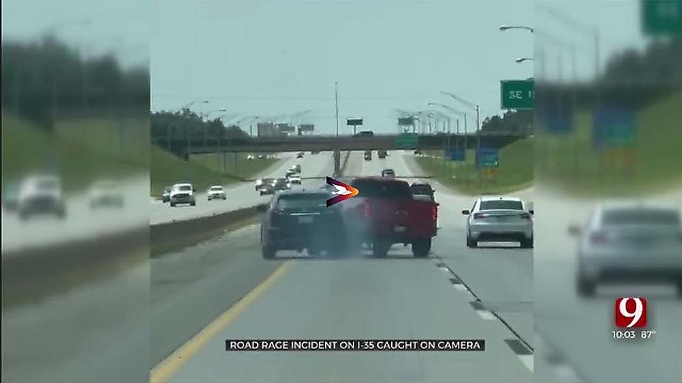 Bad Case of Road Rage Caught on Camera on I-35 in Oklahoma