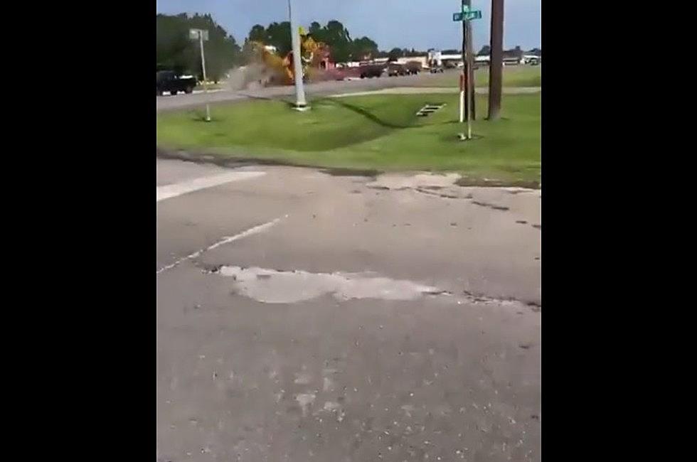 Terrifying Video Shows Small Plane Crashing Onto Highway in Texas