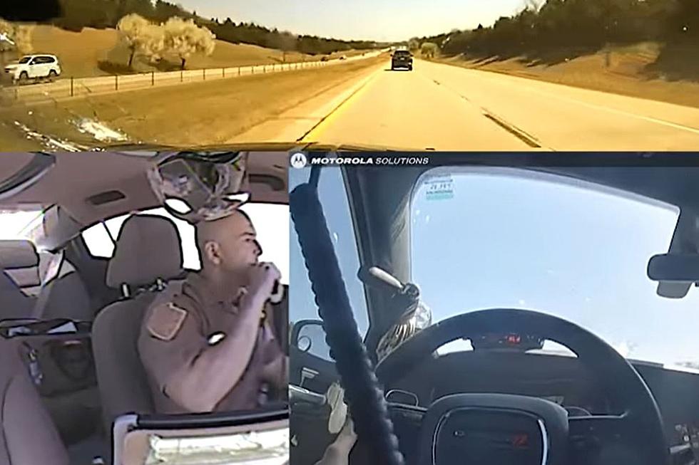 Oklahoma State Trooper Stays Calm While Being Shot At During High Speed Chase