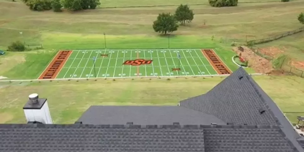 Oklahoma Fan Loses Bet and Has to Have an OSU Field on His Property