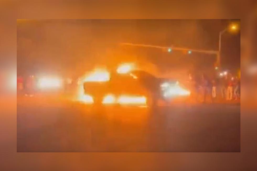 Video of Fire That Broke Out During Wild Intersection Takeover in Texas