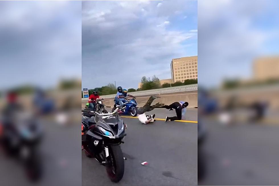 Watch: Motorcycle Stunt in Houston Goes Very Wrong