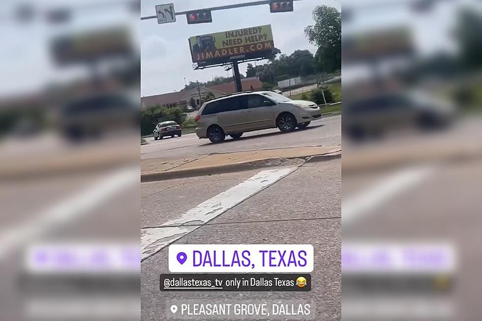 Can Someone Please Explain Why a Person Was Driving Backward in Dallas?