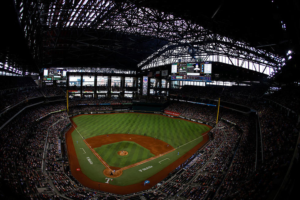 The Dallas Stars had a Texas Rangers night and wore powder blue