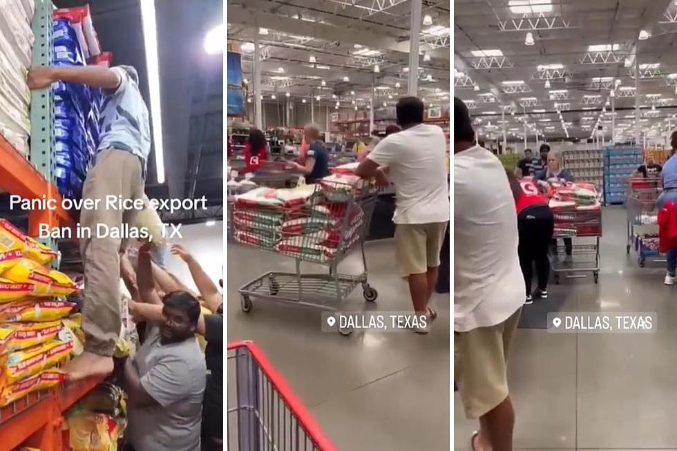 Video of Dallas Residents Caught Up in Rice Panic Buying Frenzy