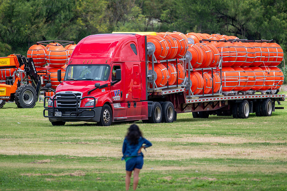 The Floating River Wall of Texas Started Going In To Secure the Border