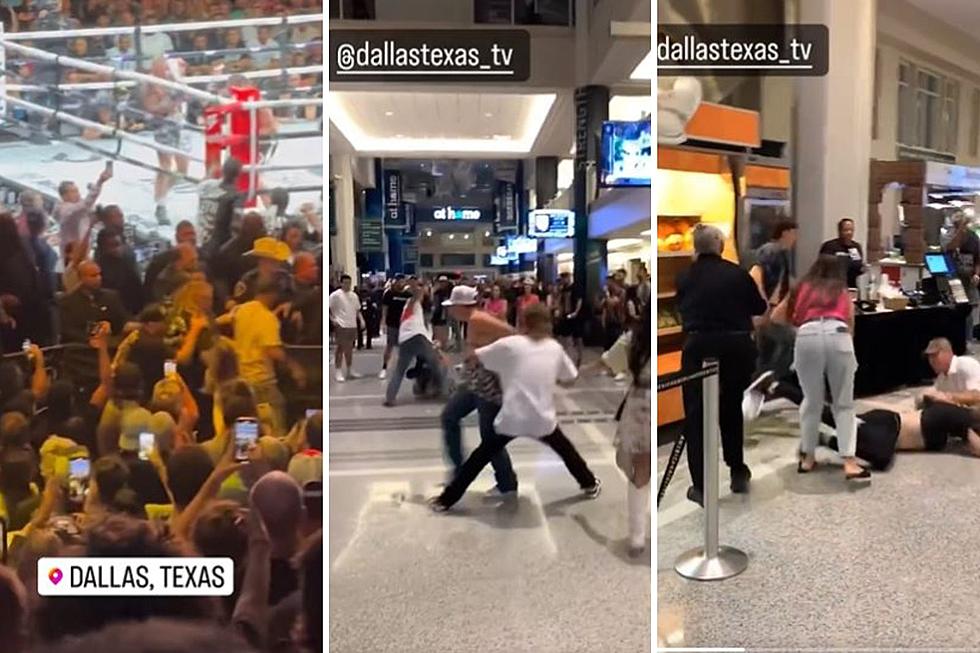 Multiple Fights Break Out During Jake Paul and Nate Diaz Fight In Dallas