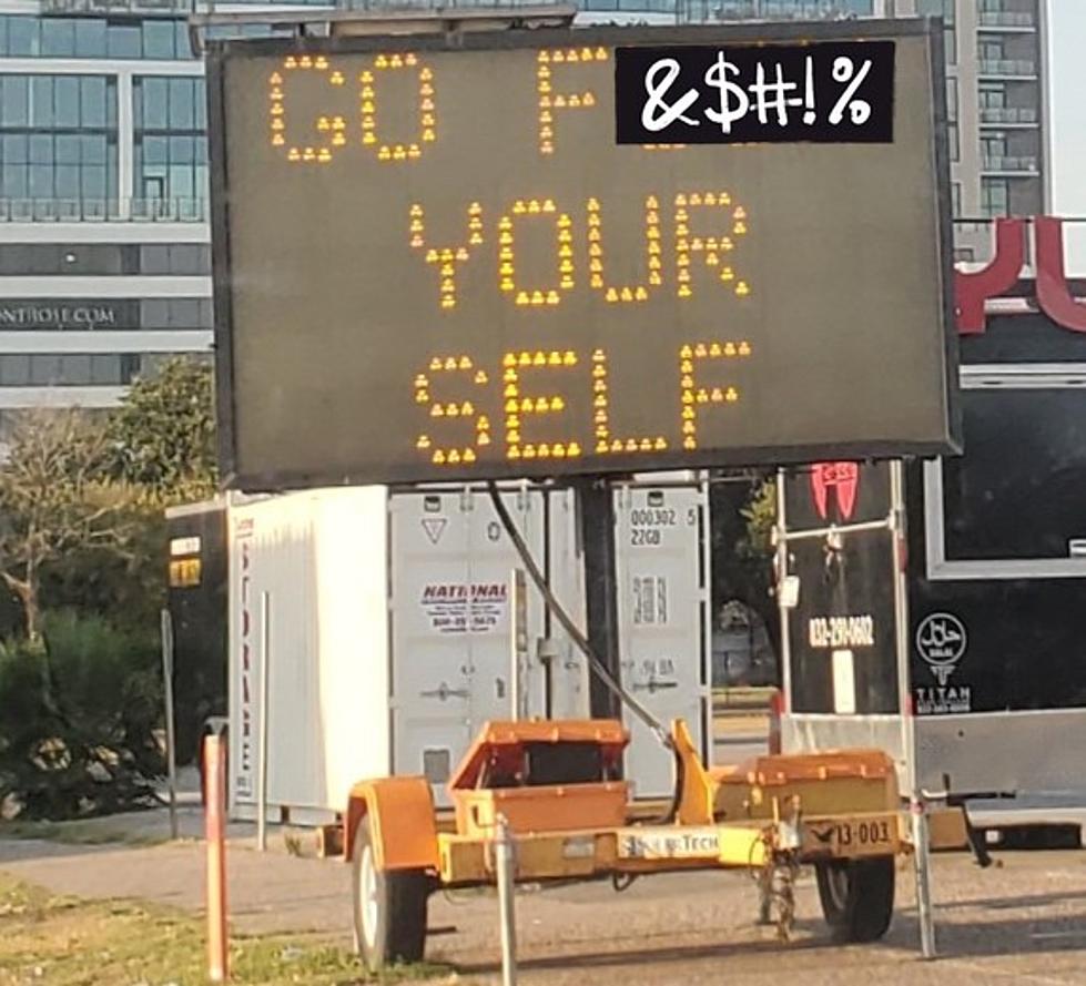 Hacked Texas Road Sign Pissed Off A Lot of Houston Yesterday