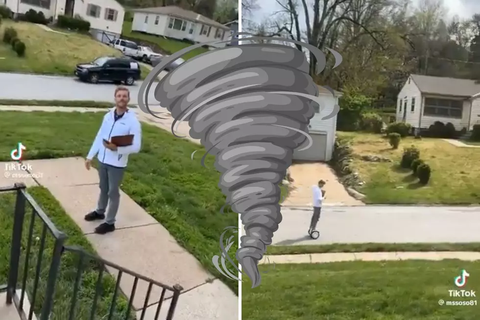 Oklahoma Salesman Calmly Delivers Pitch During Tornado Warning