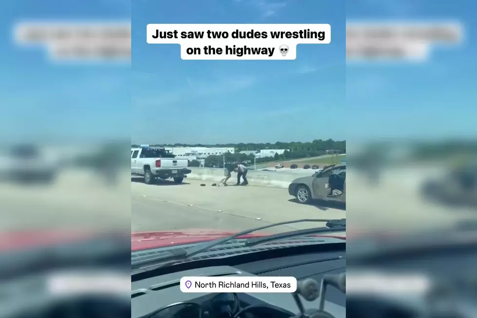 Road Rage Leads To Wrestling Match on North Texas Interstate