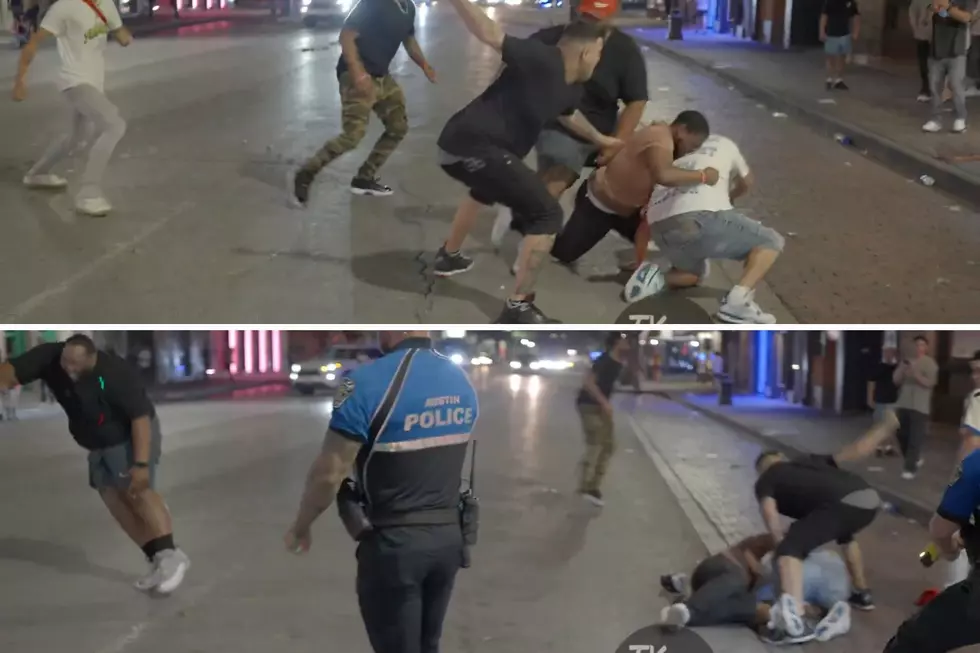 Group of Gentlemen Settle Their Differences in the Streets of Austin