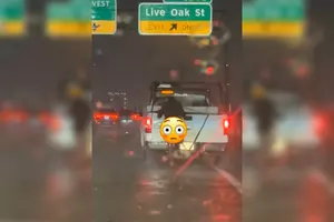 Bizarre Video of Naked Man Clinging to Truck in Dallas