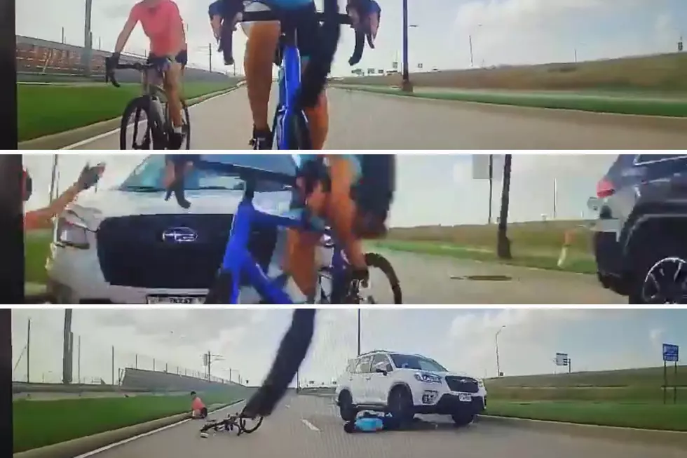 Video Shows the Moment Cyclists Ran Over Near DFW Airport