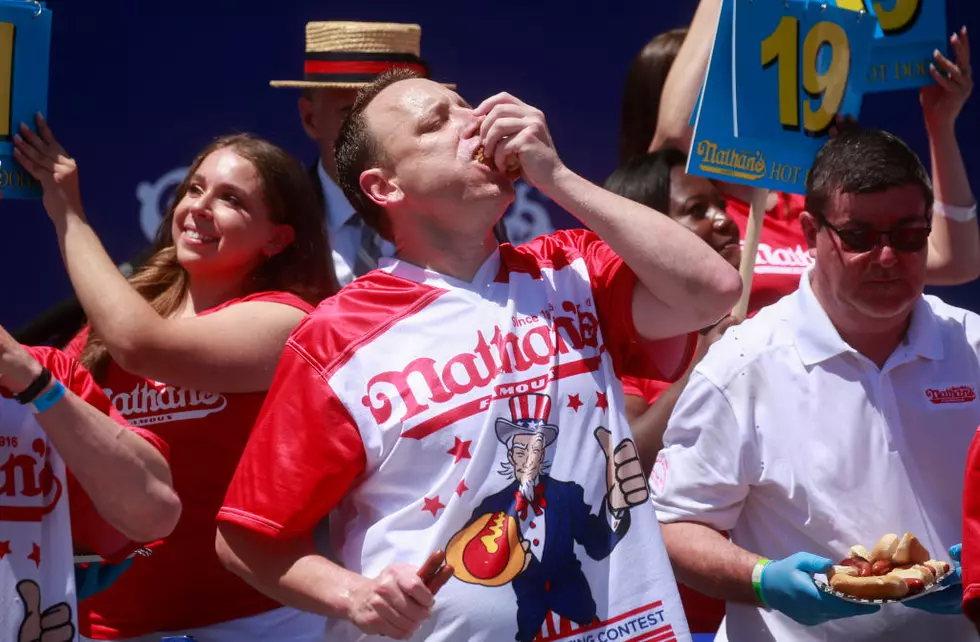 Good News for America, Joey Chestnut Eating Hot Dogs in Texas for the Fourth of July