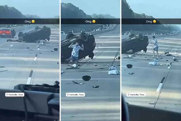 Driver Walks Away from Horrific Accident on Texas Highway