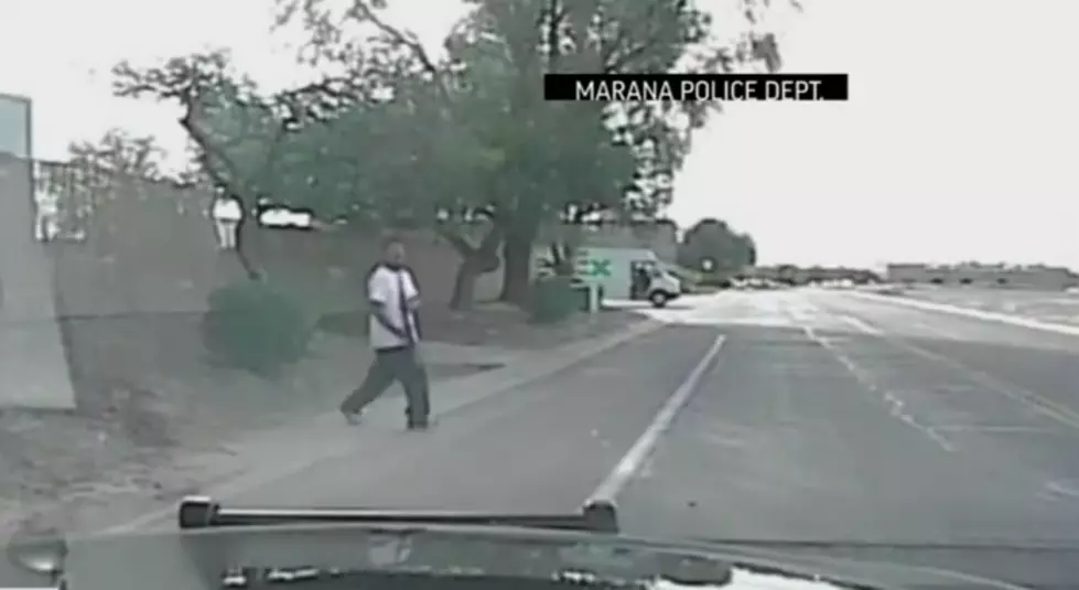 Dashcam Video Shows Cop Using Patrol Car to Take Down Armed Suspect