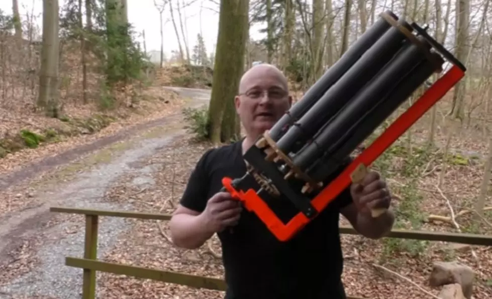The Homemade Gatling Gun is Amazingly Cool [Video]