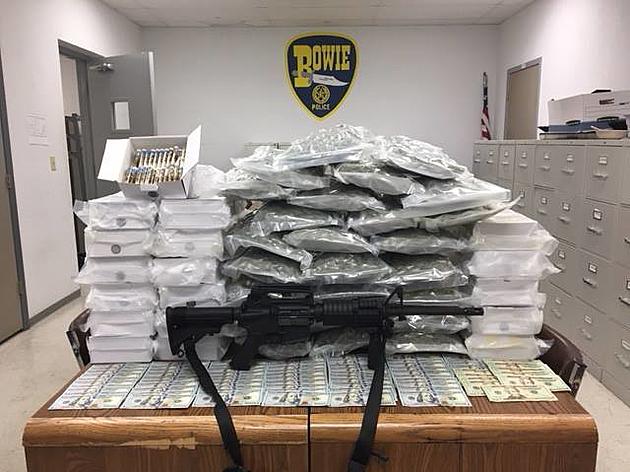 Bowie Police Seize 31 Pounds of Marijuana, Thousands in Cash and a Rifle on Hwy 287
