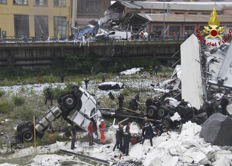 Highway Bridge Collapse in Italy Kills at Least 26