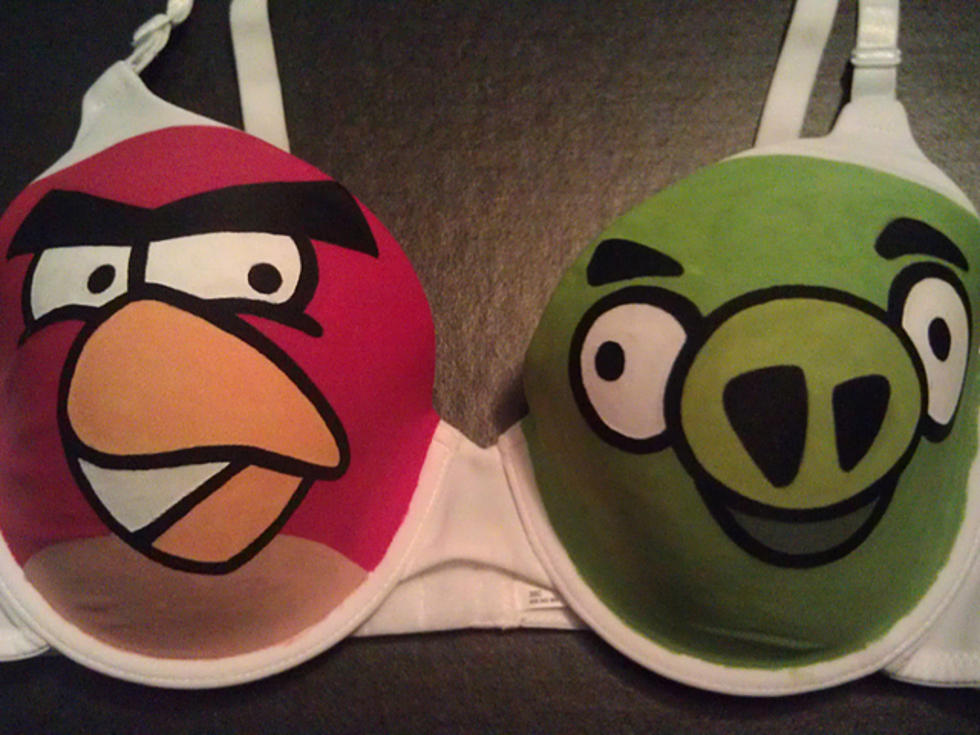 Angry Birds Bra Is the Perfect Distraction for Gamer Boyfriends