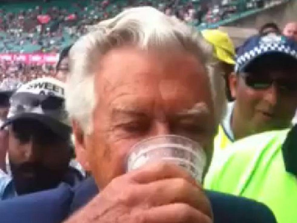 Watch this 82-Year-Old Former Australian Prime Minister Chug a Beer [VIDEO]