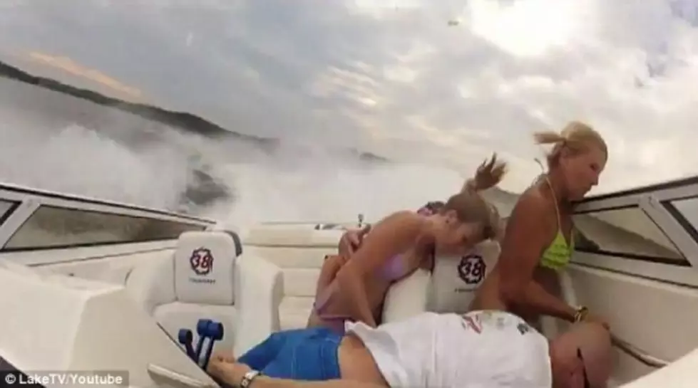 Freak Boating Accident Caught On Tape.