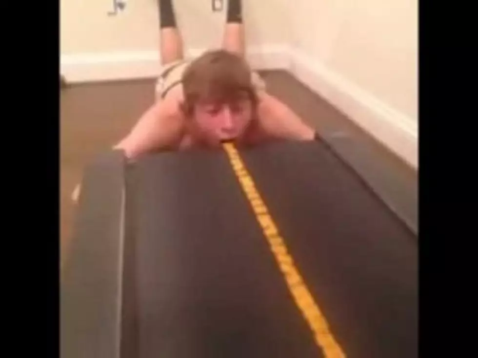 Treadmills Make Snacking Fun! [VIDEO]