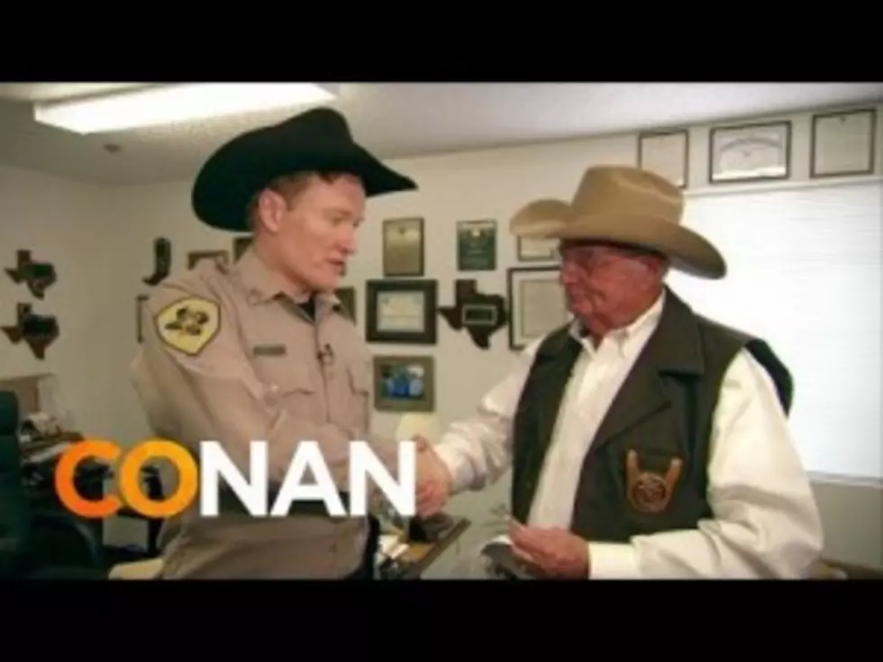 Conan O&#8217;Brien Becomes A Texas Deputy-God Help Us All! [VIDEO]