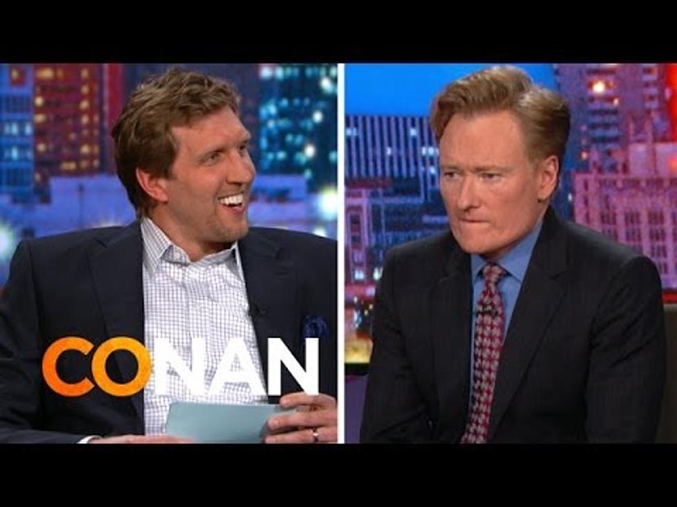 Conan O’Brien Takes Texas Citizenship Test Given by Dirk Nowitzki