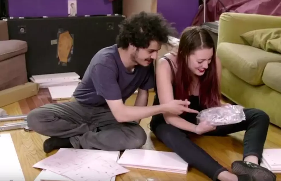 Couple Drops Acid and Attempts to Build IKEA Furniture