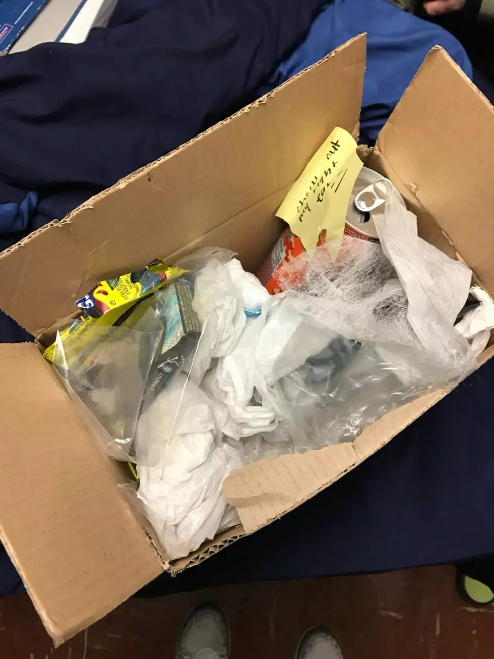 Mom Mails Son Box of Garbage He Forgot to Take Out