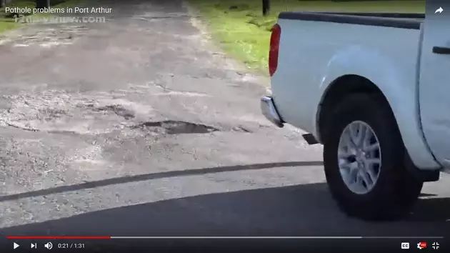 Port Arthur Residents Have A Clever Way of Protesting Potholes