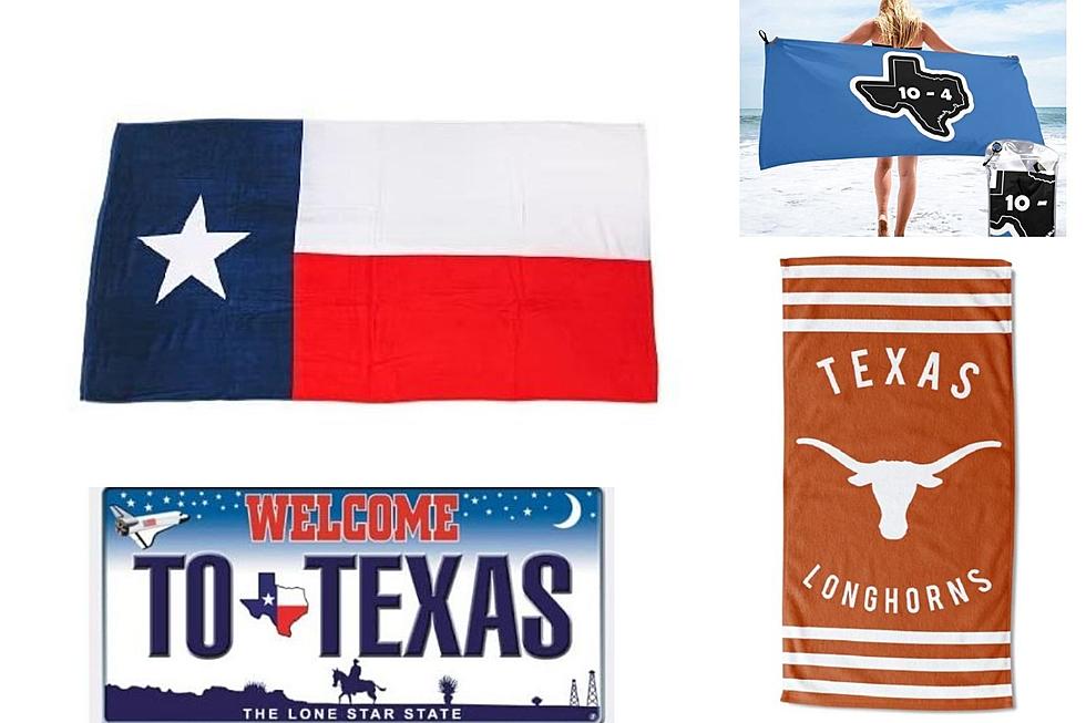 Rule the Pool with these Totally Texas Beach Towels
