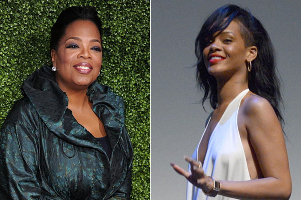 Oprah Tweets Photos With Rihanna in Barbados