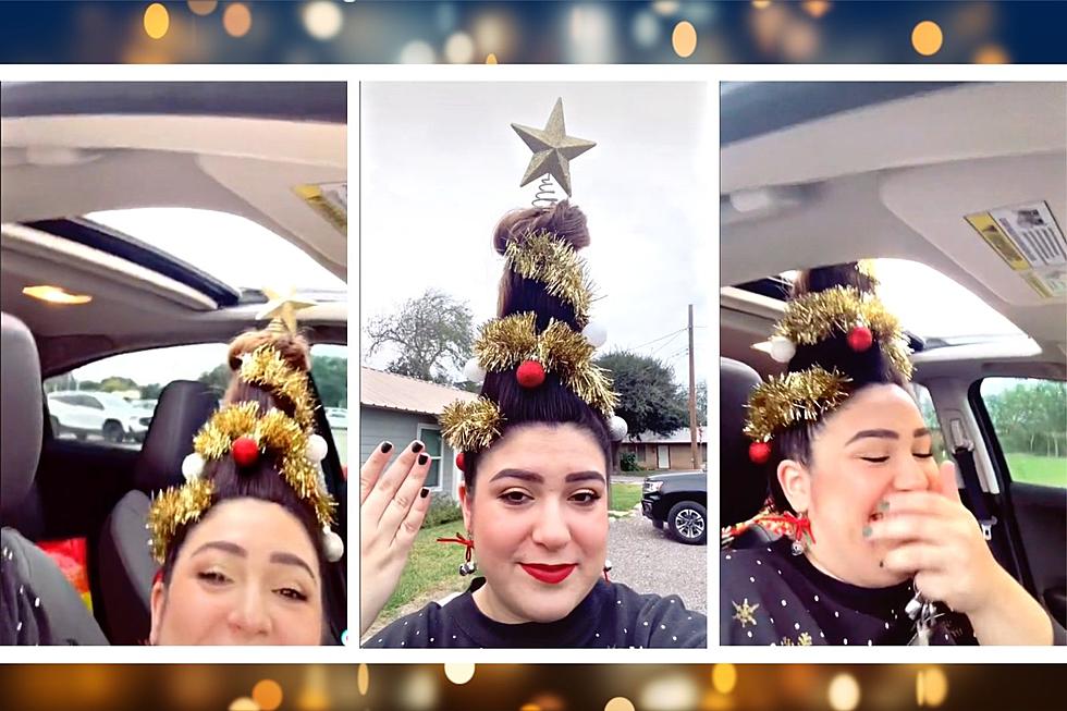 Beeville Teacher Goes Viral With Her Very Merry Christmas Hair