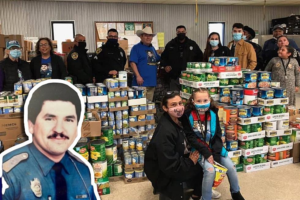 Family Honors Officer Who Tragically Died With Annual Food Drive in Victoria