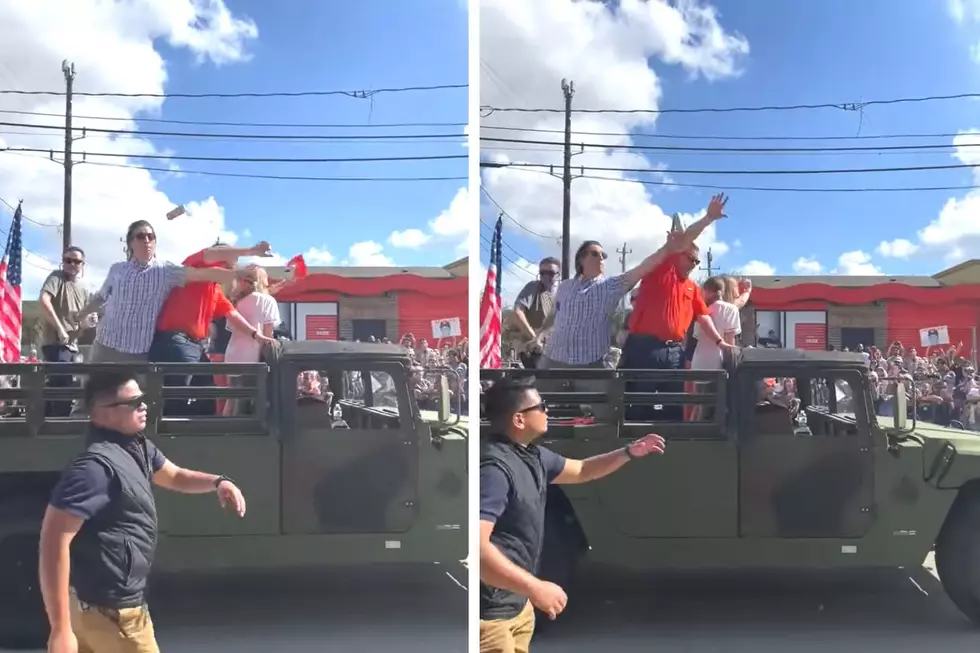 Beer Can Chucked Straight At Ted Cruz’s Face During Astro Parade